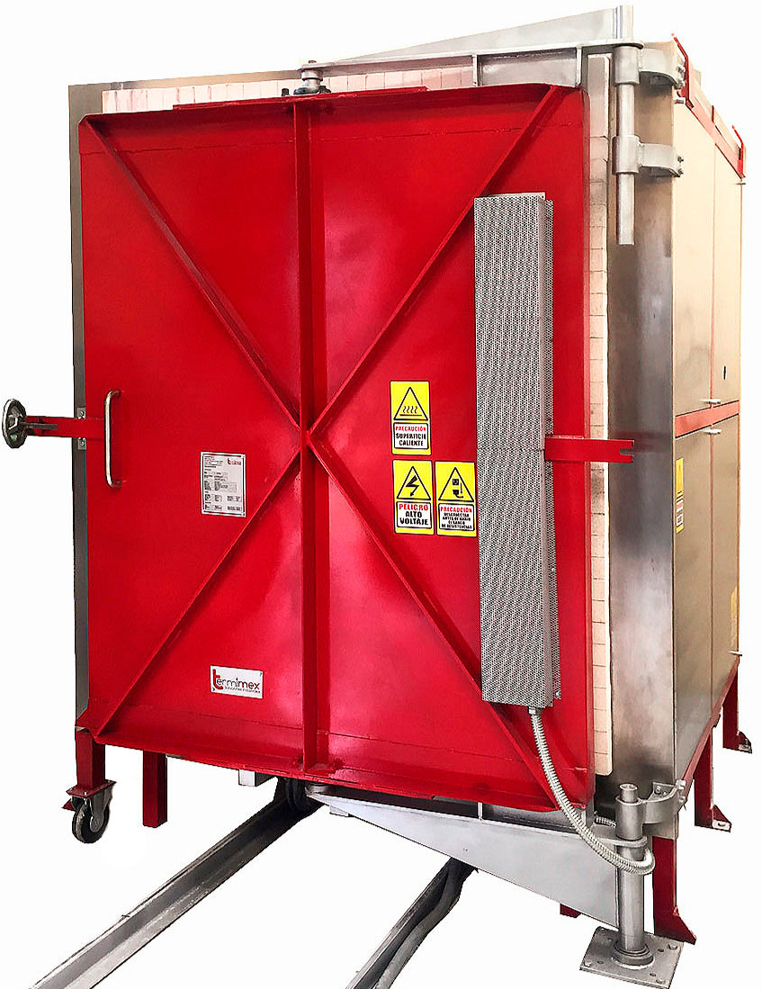 Horno con sistema de carro extraíble