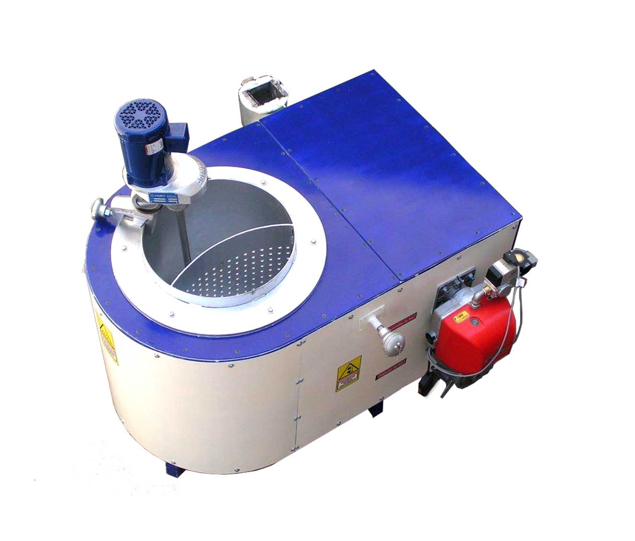 HORNO PARA TRATAMIENTO TERMICO DE METALES CON CENTRIFUGADO